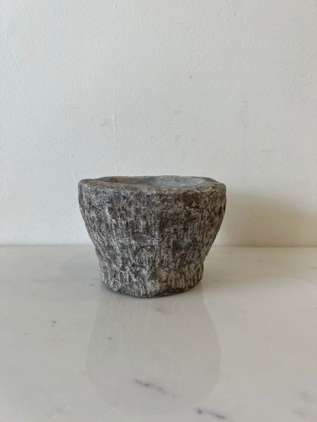 Vintage Hand Carved Stone Bowl: Style 6