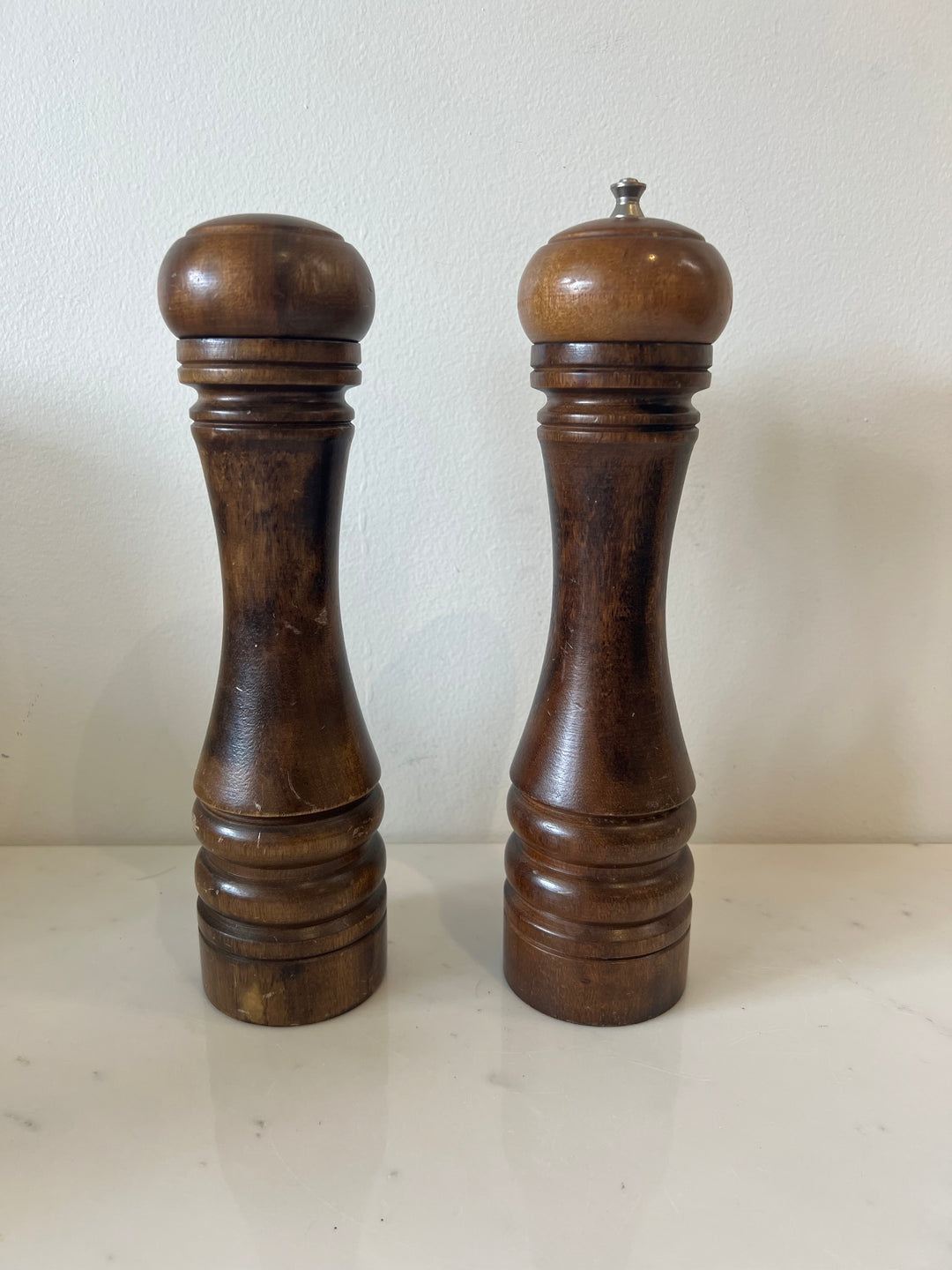 Vintage Salt + Pepper Mill Set