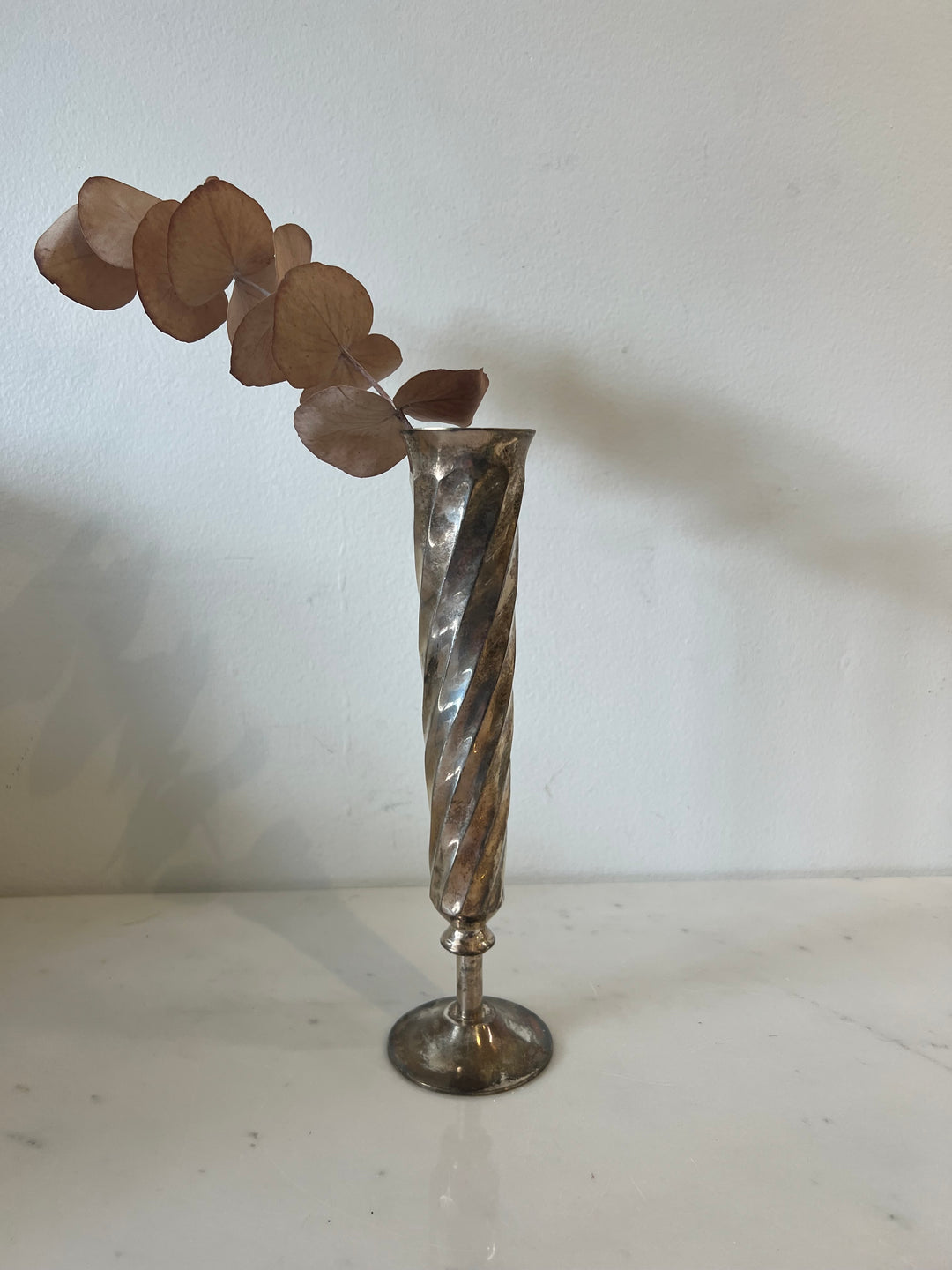 Vintage Silver Bud Vase