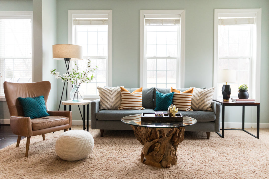 Dark Teal Velvet Accent Pillow