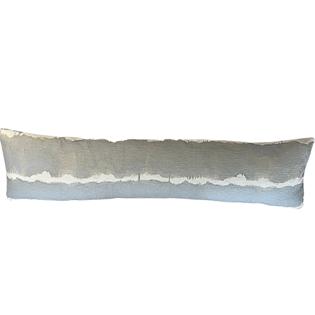 Watercolor Lumbar Pillow - Primary Bedroom
