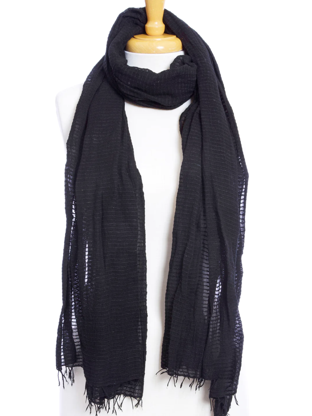 Midnight Whisper Light Cotton Shawl