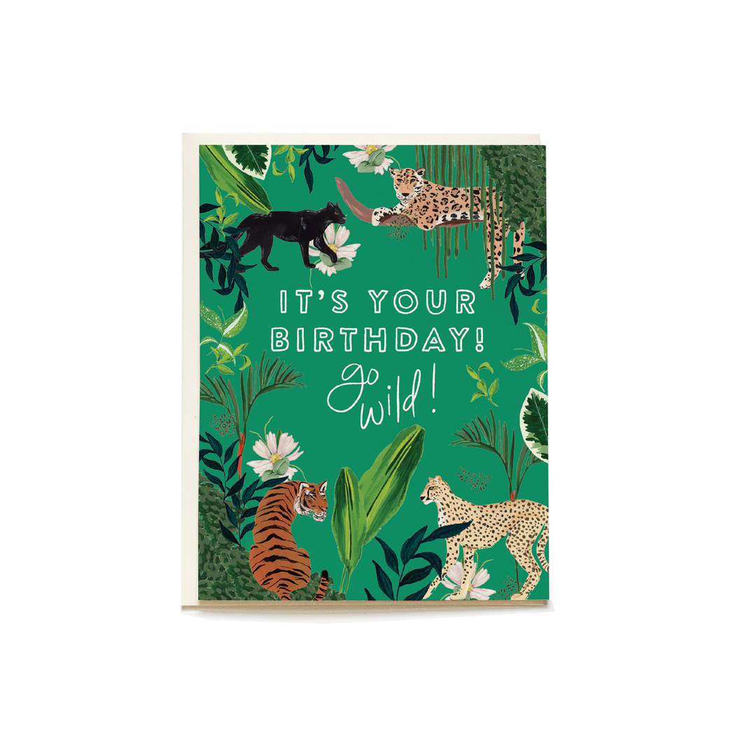 Go Wild Birthday Greeting Card