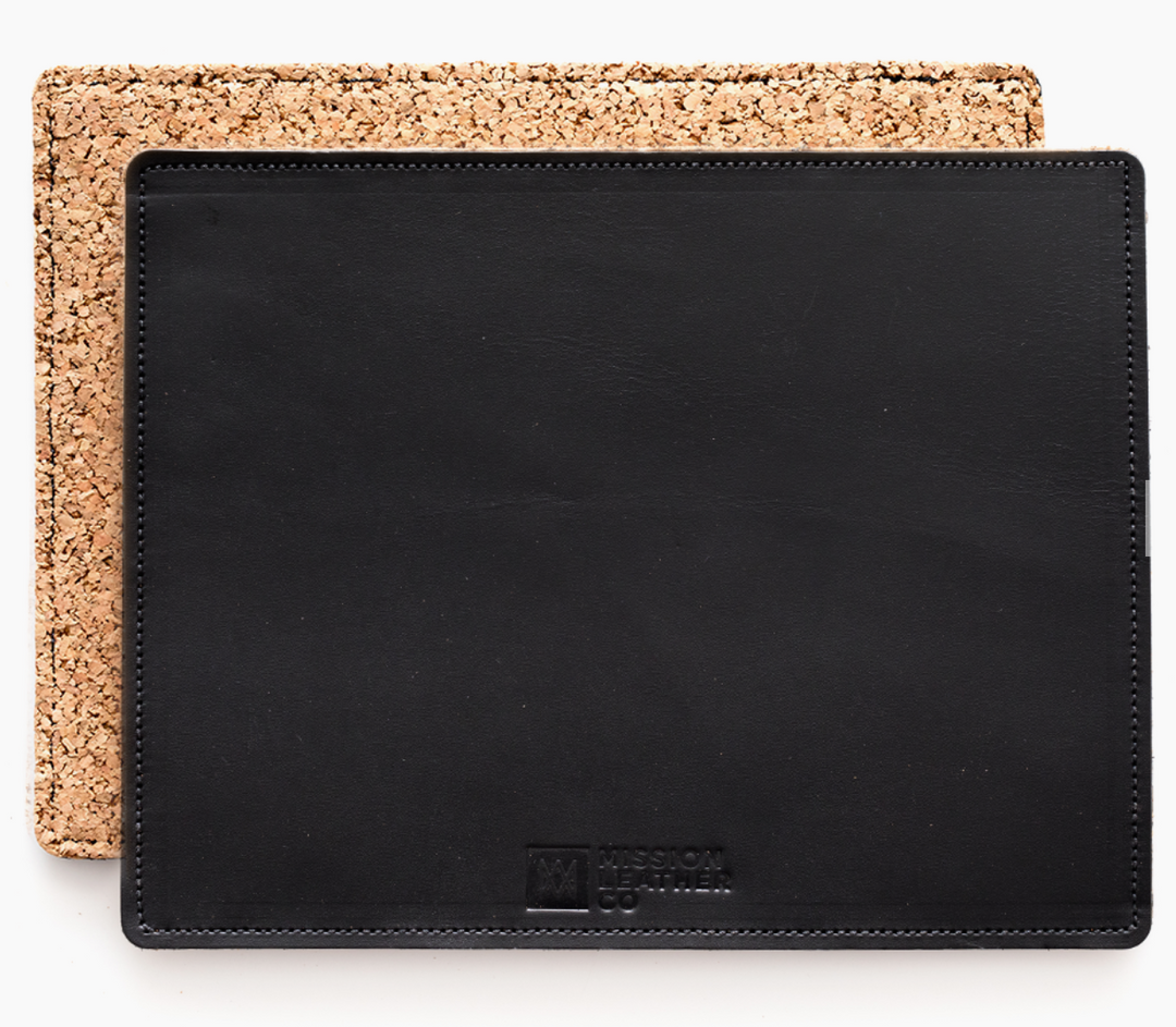 Leather Mousepad - Coal