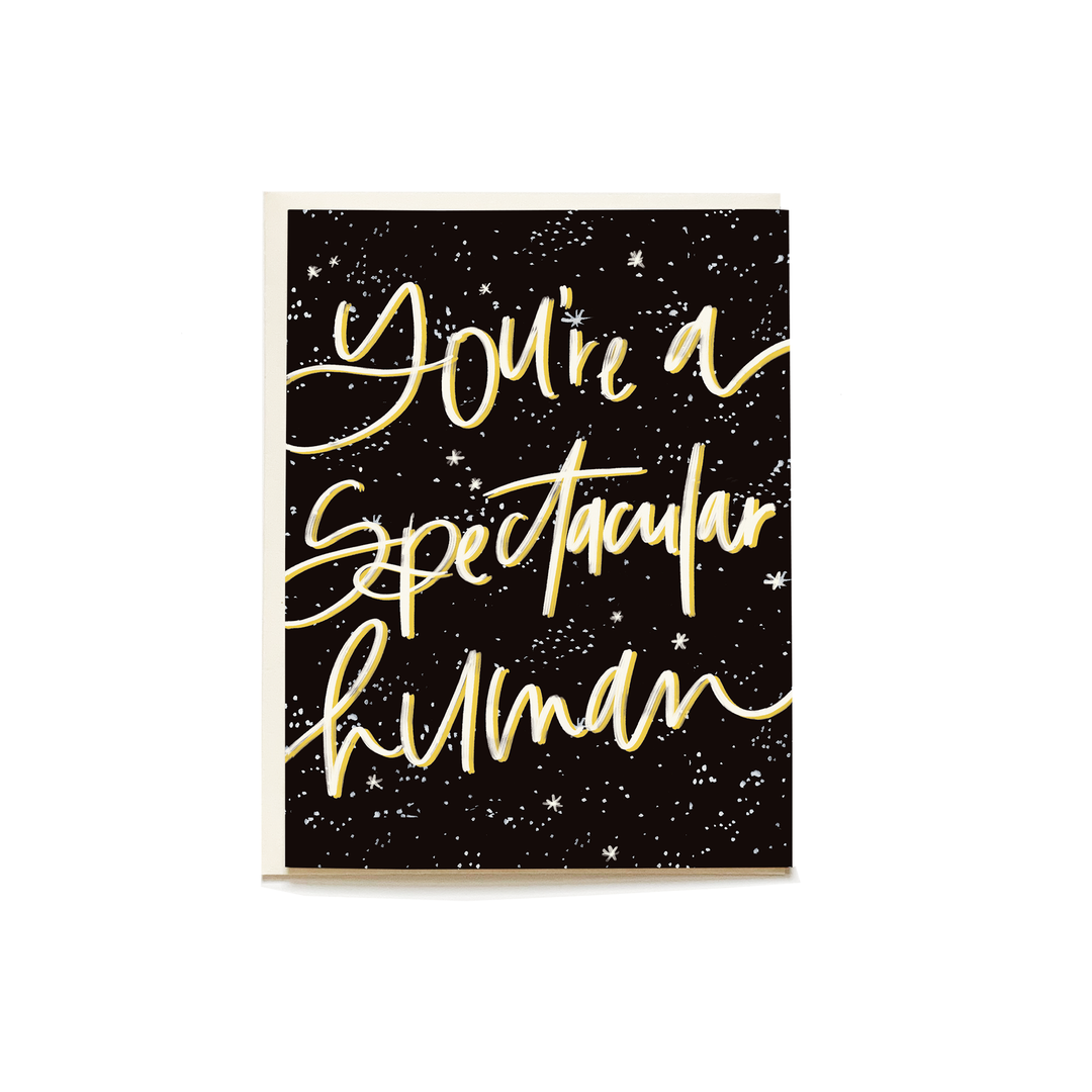 Spectacular Human Greeting Card