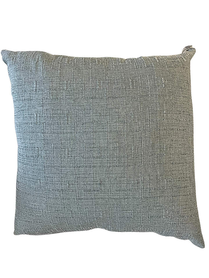 Textured Dusty Blue Pillow