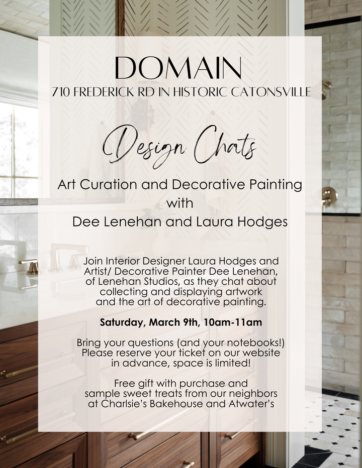 Design Chats: Art Curation & Decorative Painting