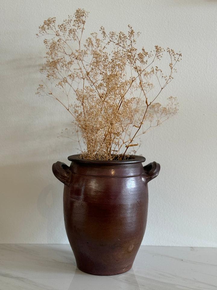 Vintage Bronze Ceramic Pot