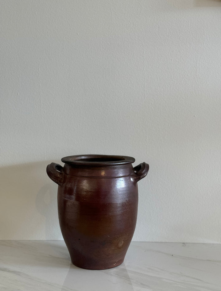 Vintage Bronze Ceramic Pot