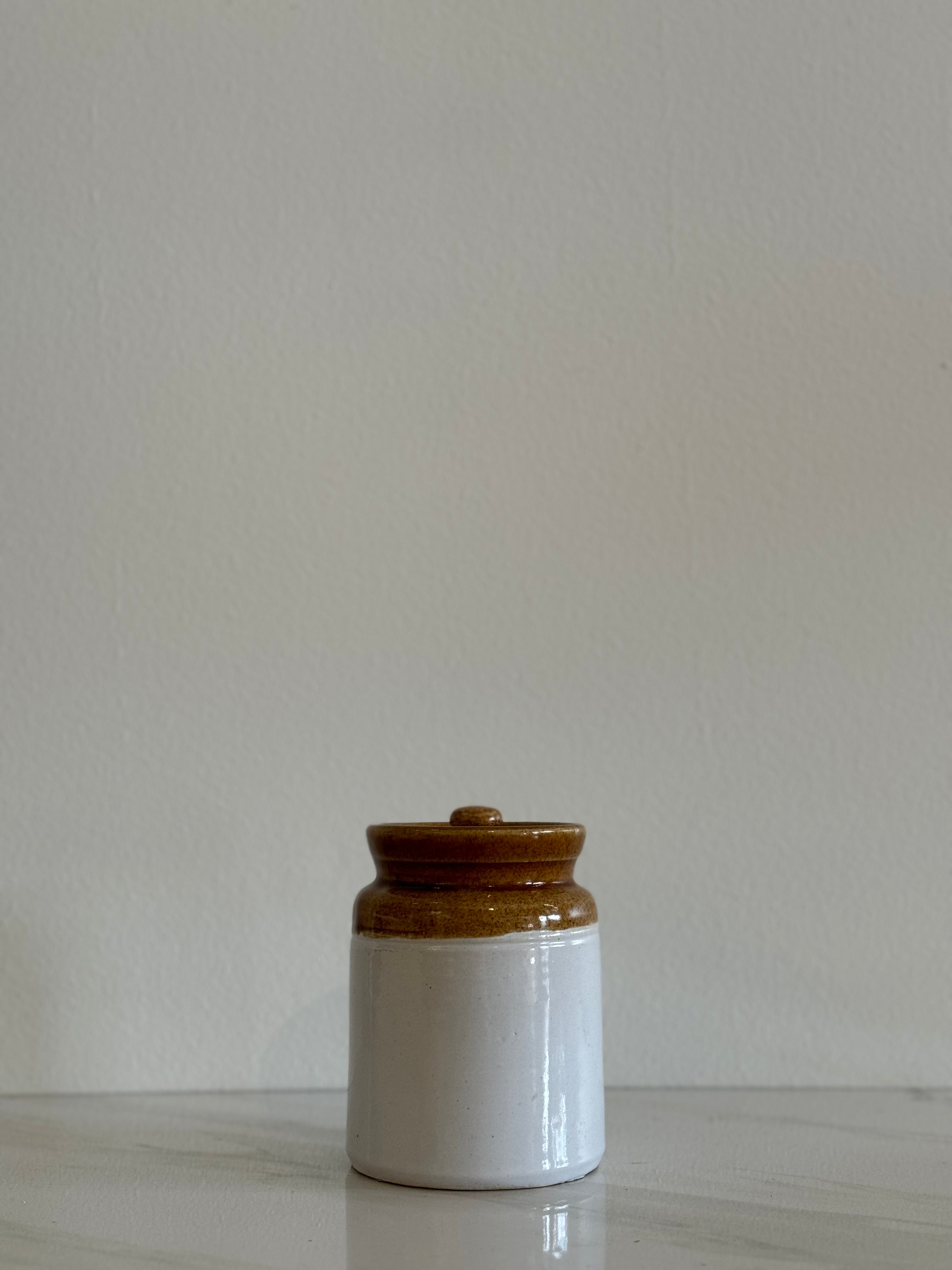 Vintage Large Mustard Jar – DOMAIN by Laura Hodges Studio