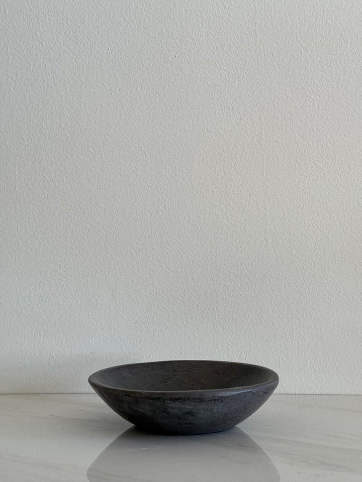 Vintage Black Marble Dish