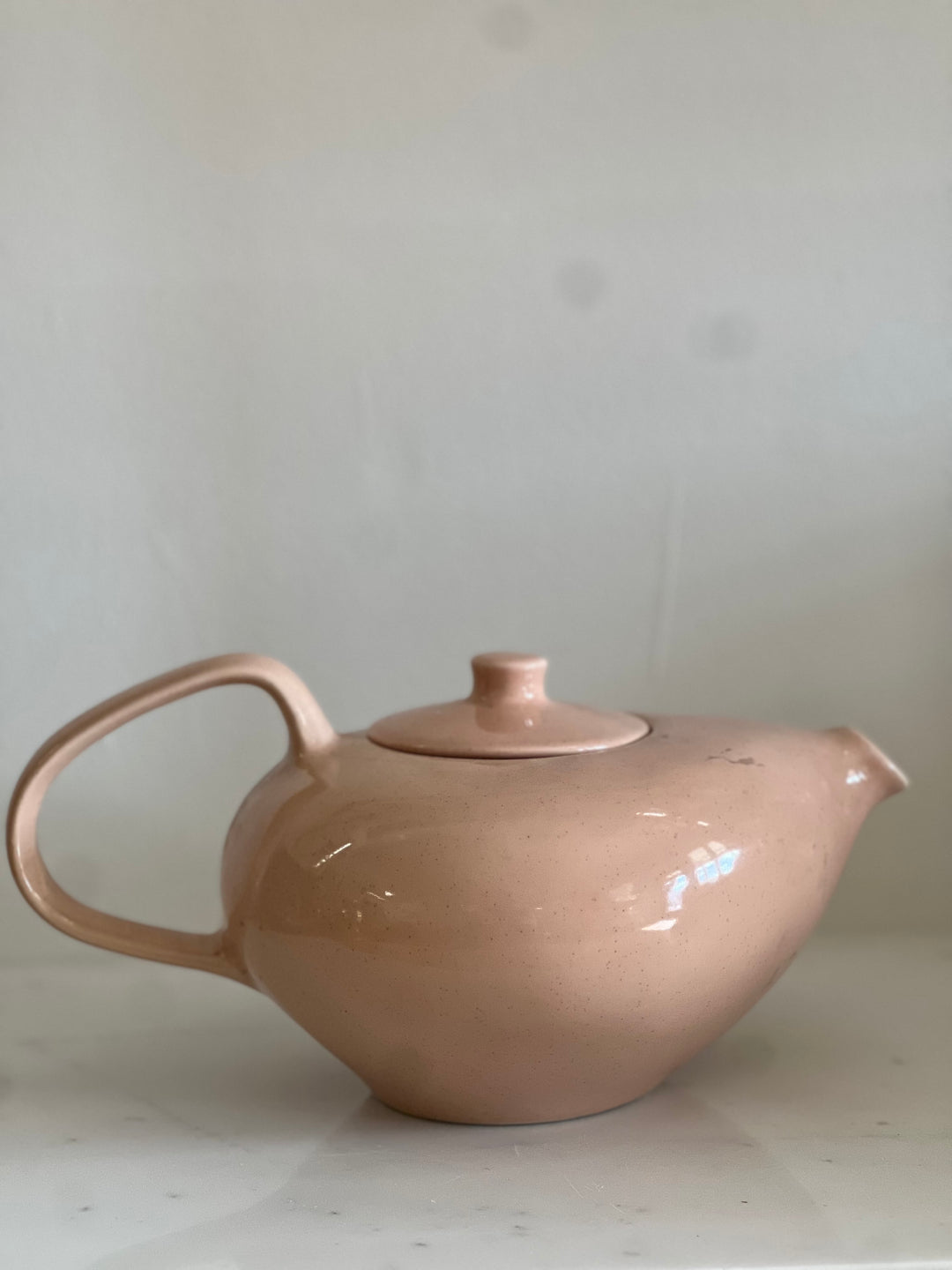 Vintage Pink Tea Pot- Cafe