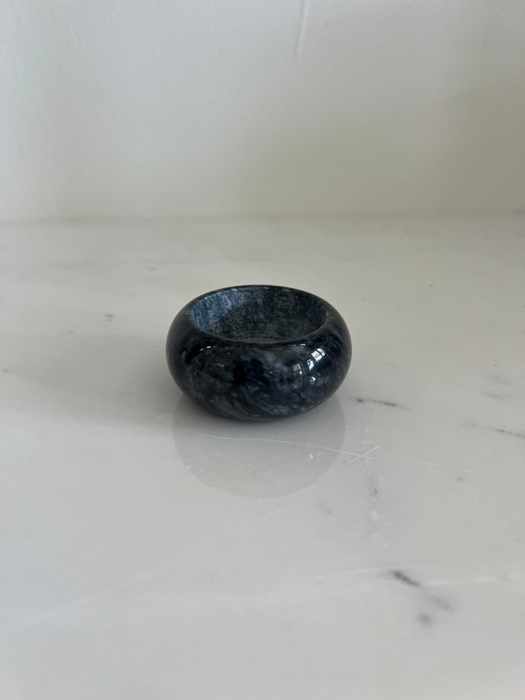 Vintage Tiny Tea Light Candle Holder in Marble Natural Stone