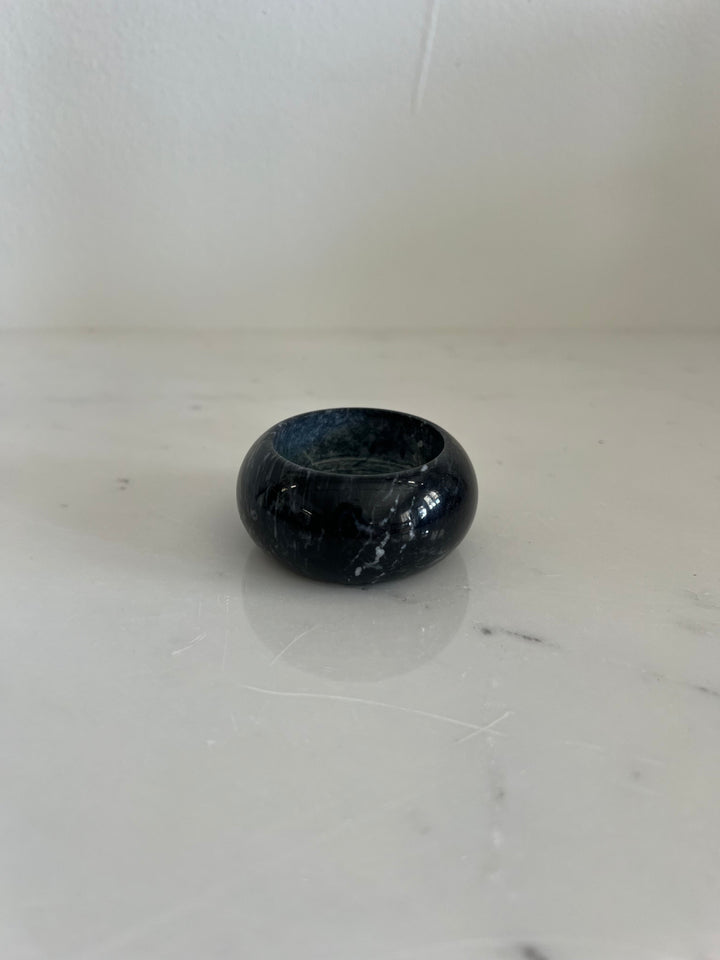 Vintage Tiny Tea Light Candle Holder in Marble Natural Stone