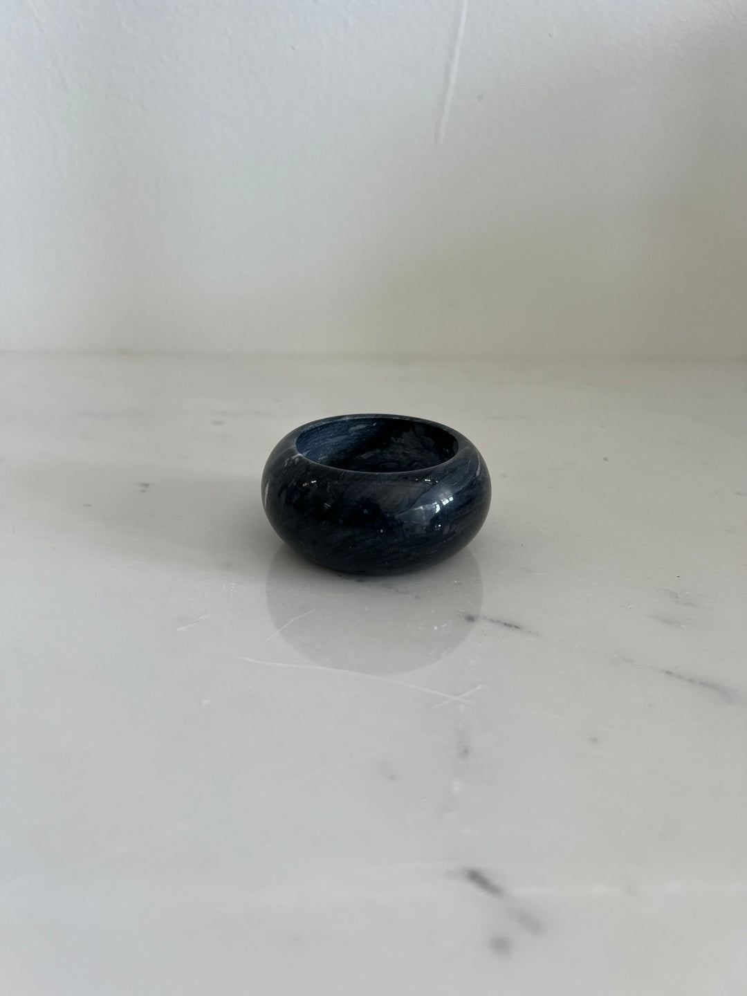 Vintage Tiny Tea Light Candle Holder in Marble Natural Stone