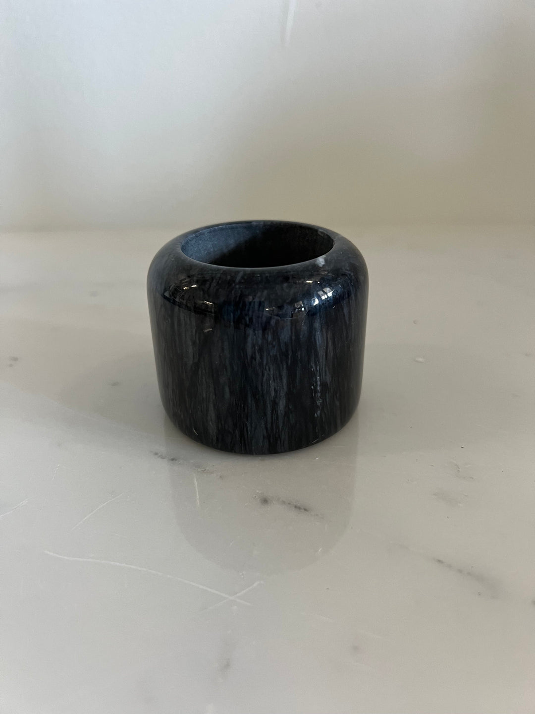 Vintage Marble Small Candle Holder