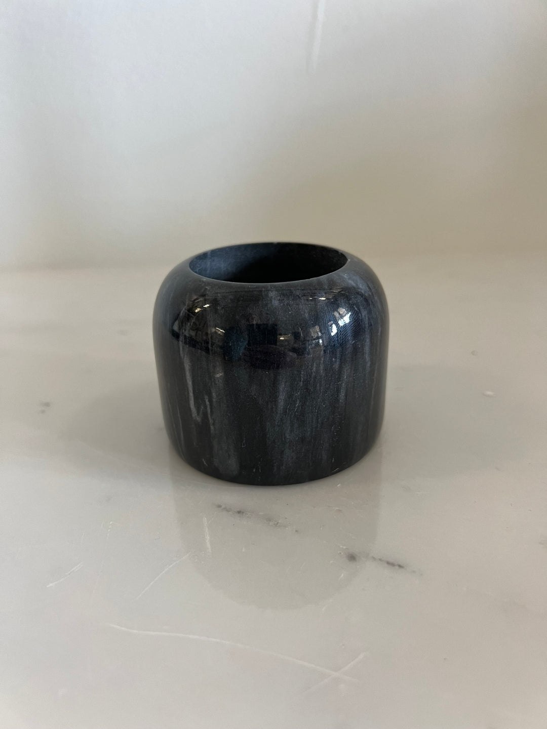 Vintage Marble Small Candle Holder