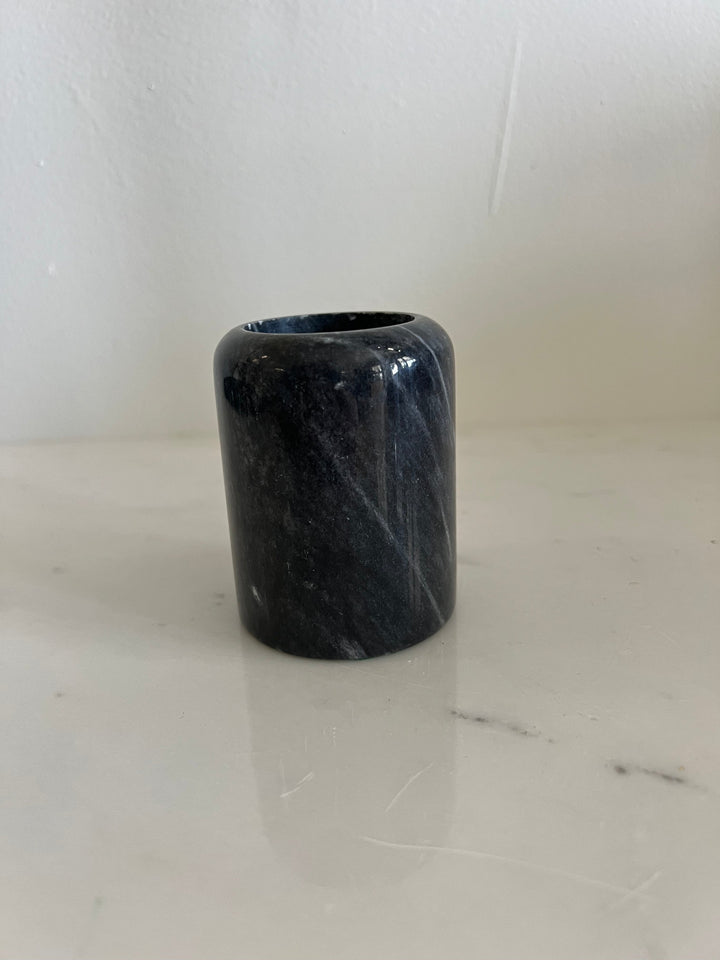 Vintage Marble Medium Candle Holder