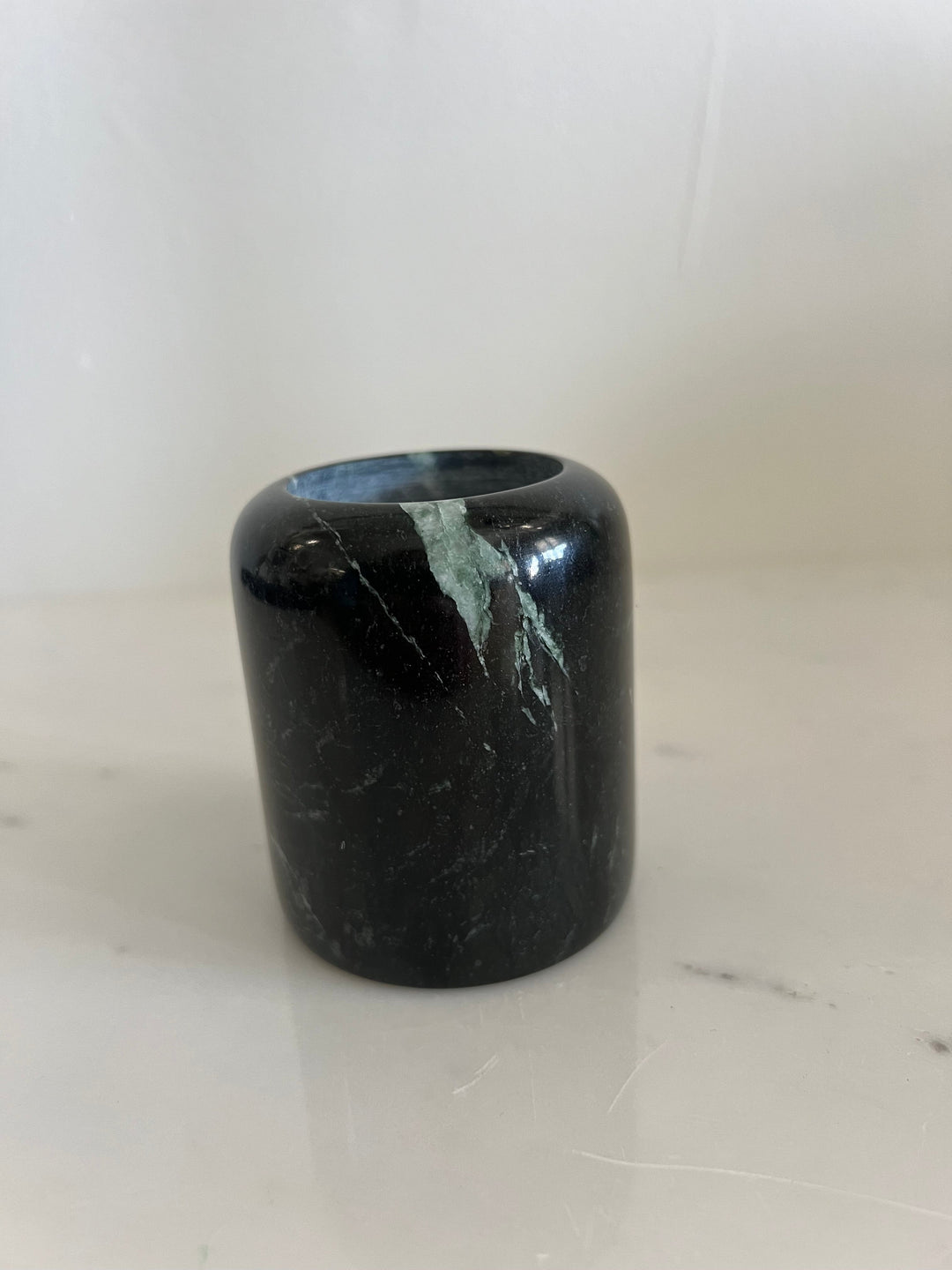 Vintage Marble Medium Candle Holder