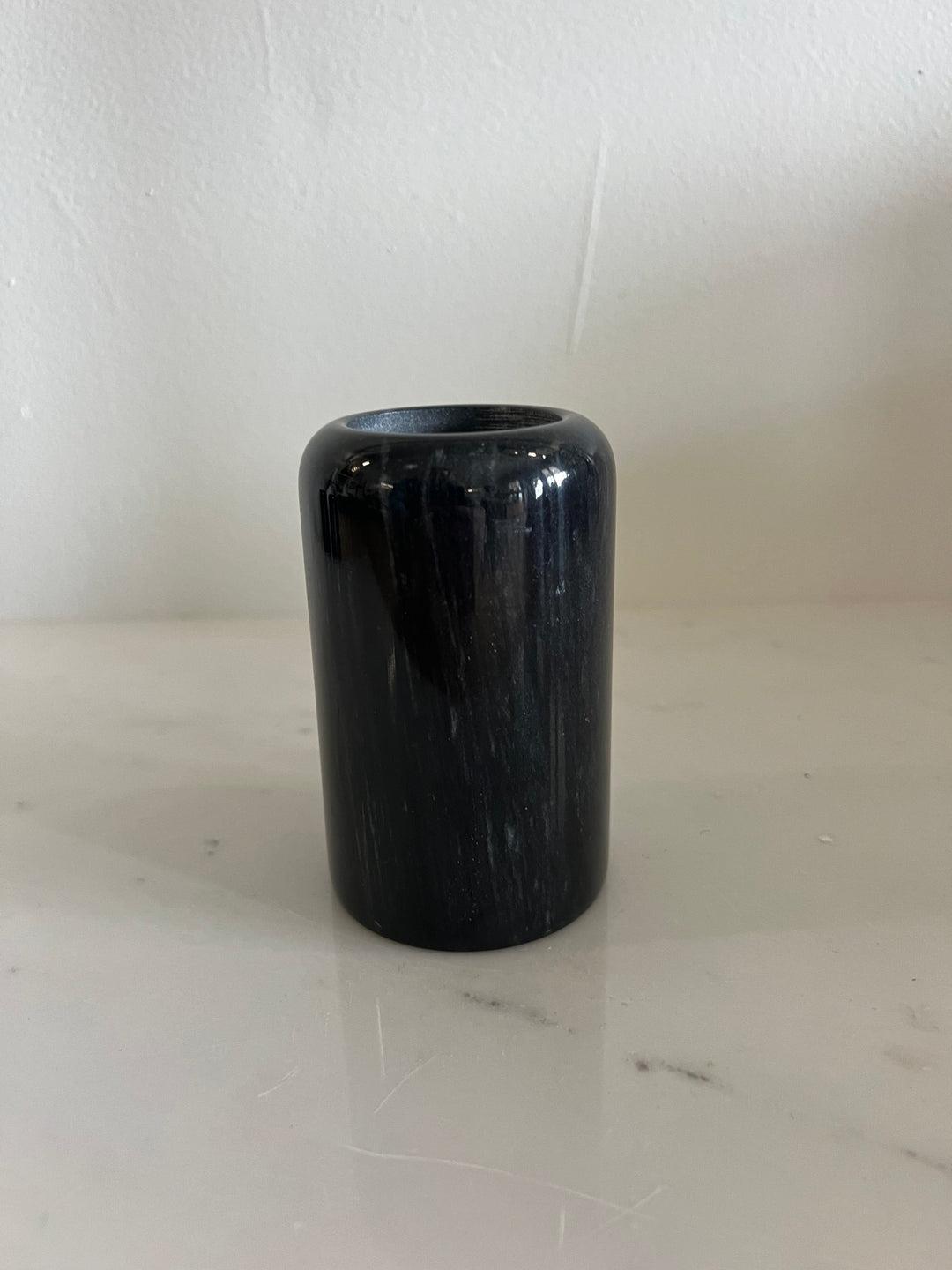 Vintage Marble Large Candle Holder