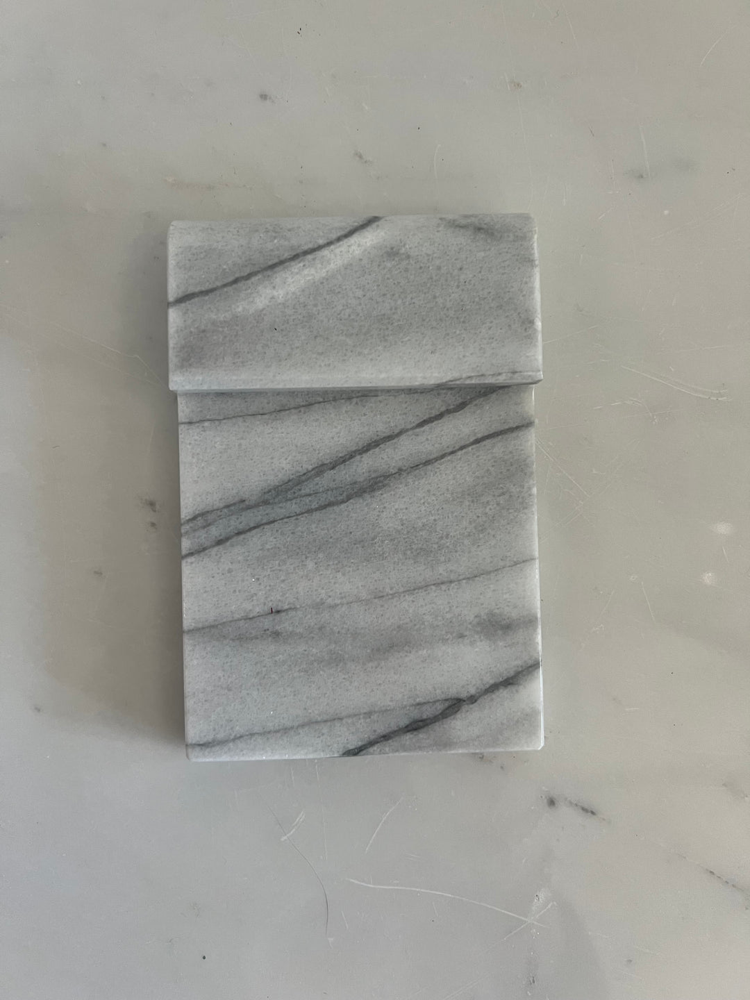 Vintage Marble Notepad Holder