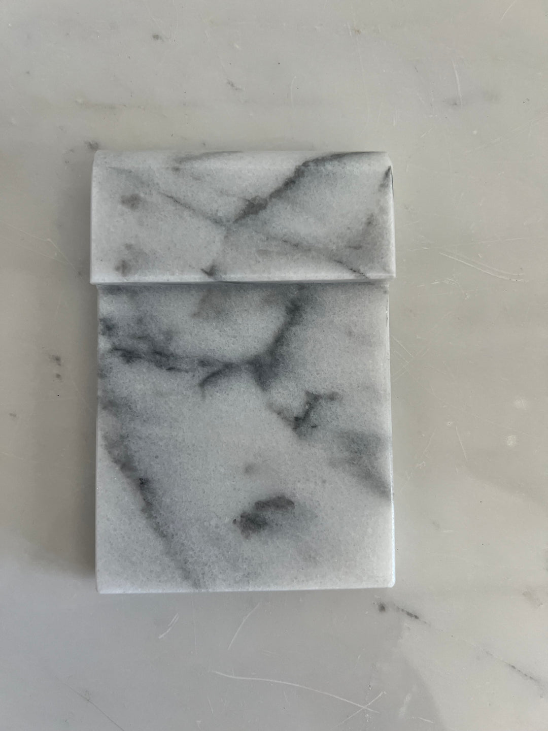 Vintage Marble Notepad Holder