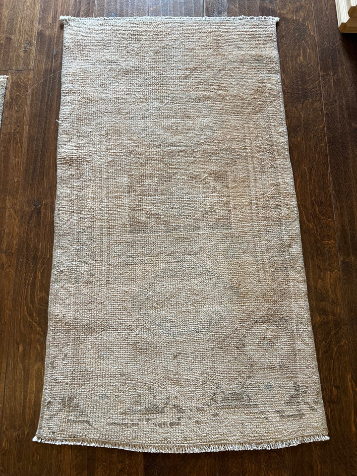 Vintage Oushak Cream Rug
