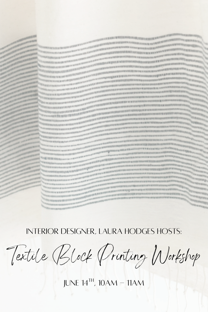 Textile Block Printing Workshop with Laura Hodges