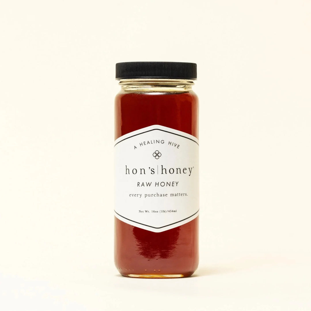 Raw Honey (16oz) -- Hon's Honey
