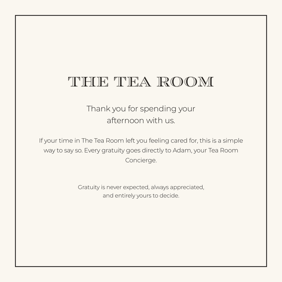 Tea Service Gratuity