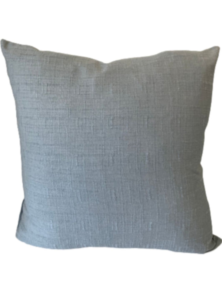 Textured Dusty Blue Pillow