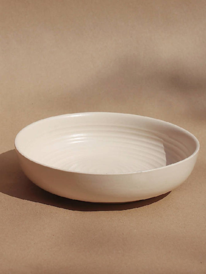 Kanji Flat Ripple Bowl