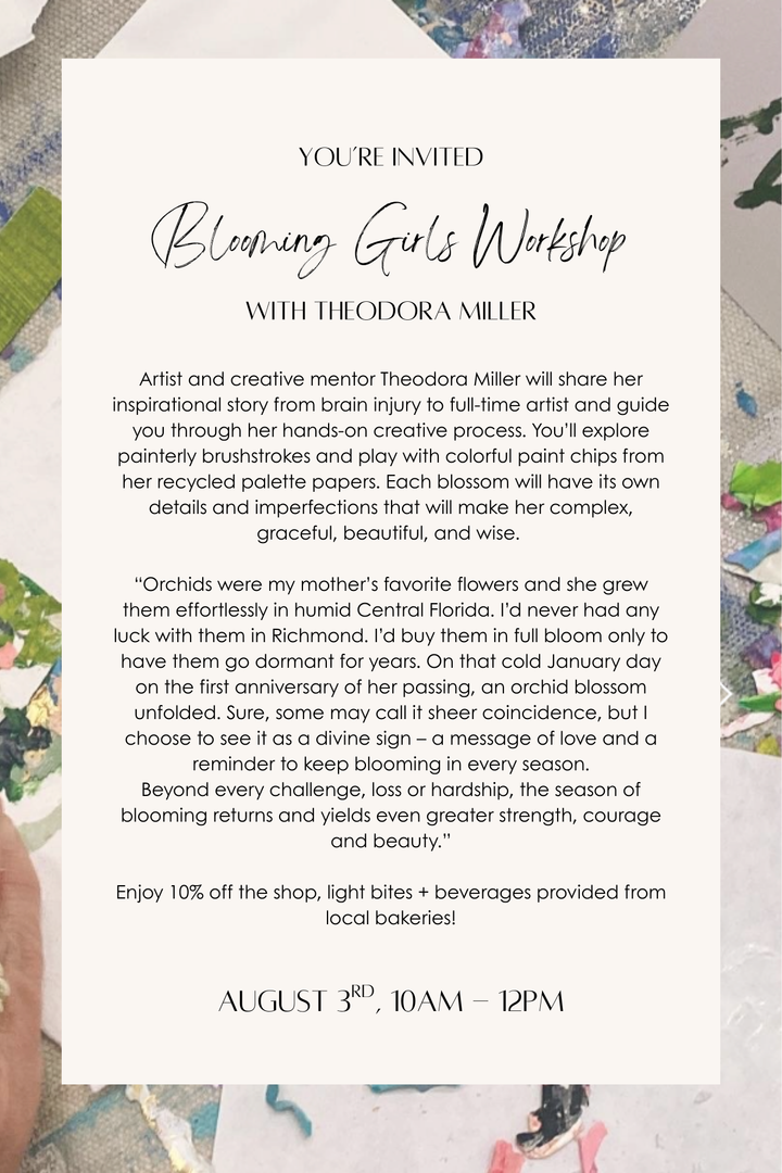 Blooming Girls Workshop with Theodora Miller