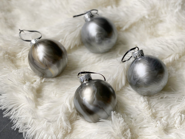Hand-Dipped Holiday Ornaments, Shine Collection