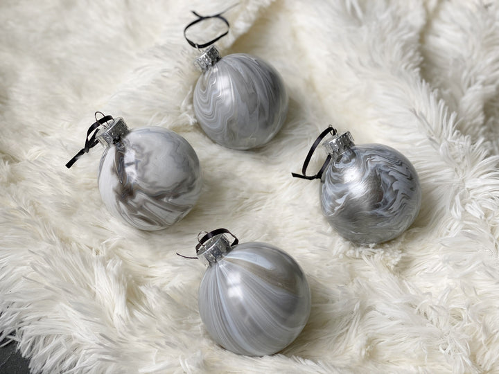 Hand-Dipped Holiday Ornaments, Shiny + Bright Collection