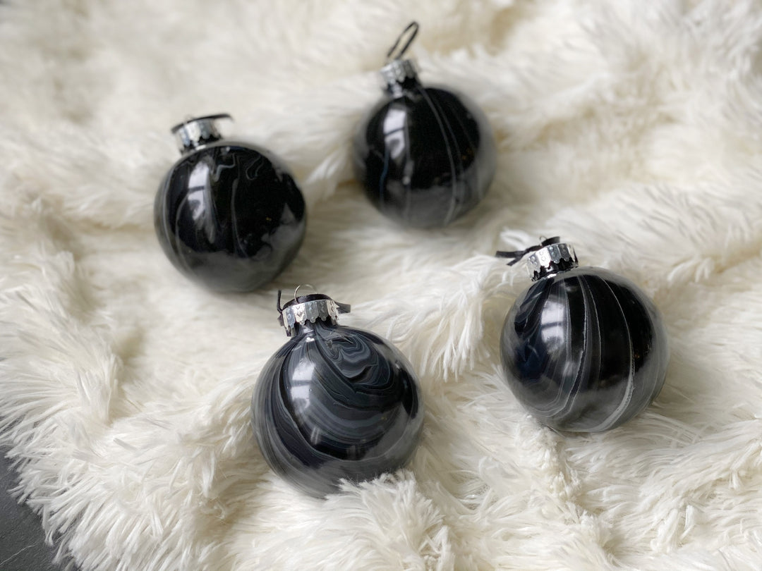 Hand-Dipped Holiday Ornaments, Midnight Collection