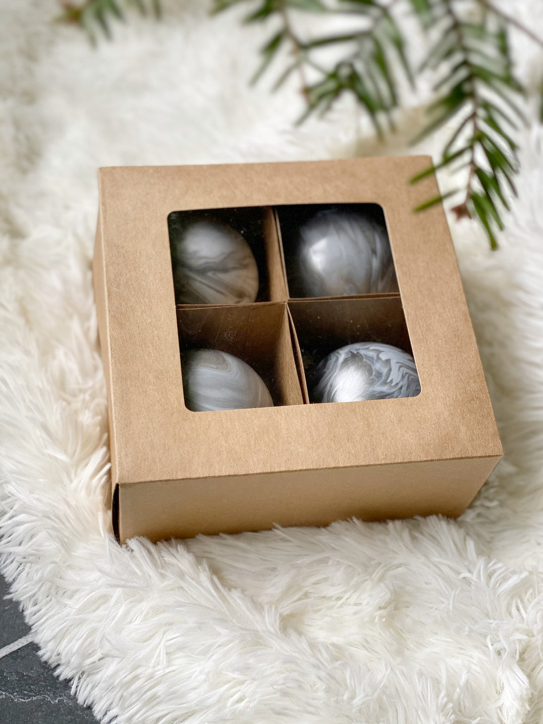 Hand-Dipped Holiday Ornaments, Shiny + Bright Collection