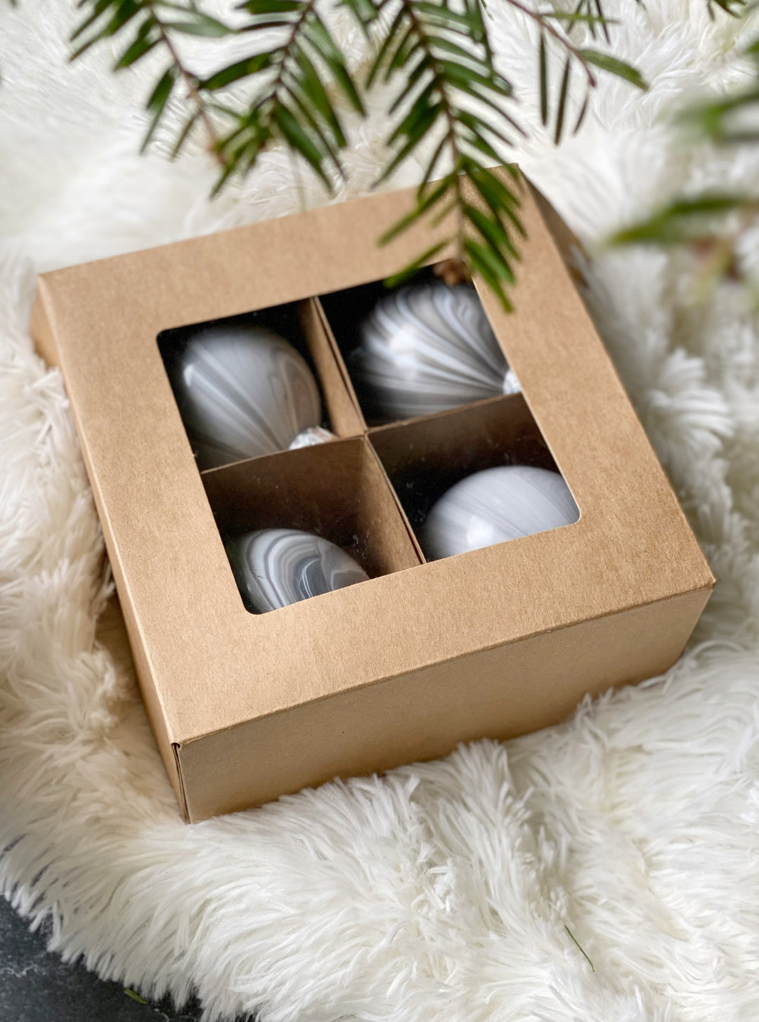 Hand-Dipped Ornaments, Hygge Collection