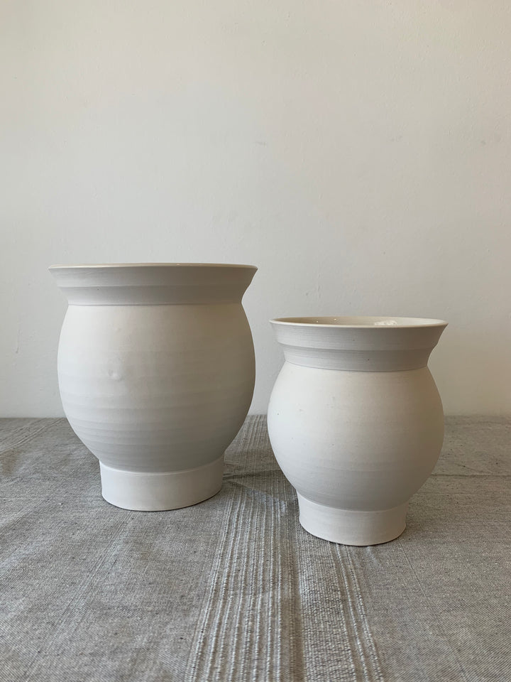 Wide Bulb Vase, Small and Medium