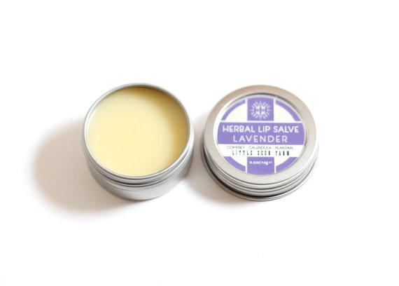 Herbal Lip Salve - Lavender or Unscented