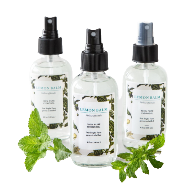 Lemon Balm Hydrosol Face + Body Spray - 4 oz