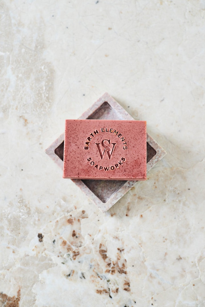 Juniper + Grapefruit w/ French Rose Clay Soap by Earth Elements