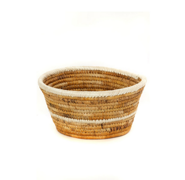 Small Rwandan Banana Fiber Table Basket