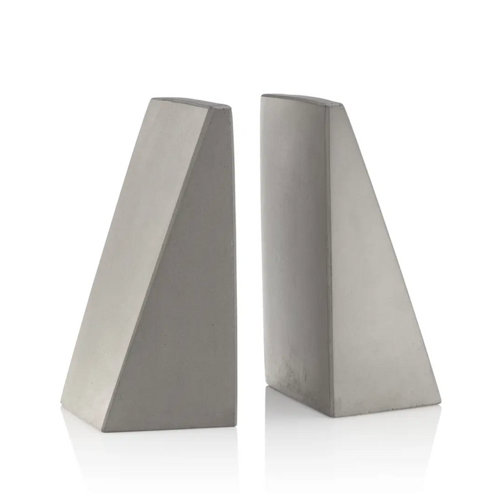 Angular Bookends (Gray, Charcoal, White)
