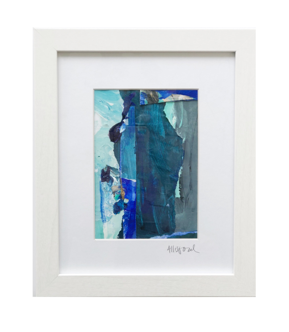 Blue #2 by Allison Ford, Framed