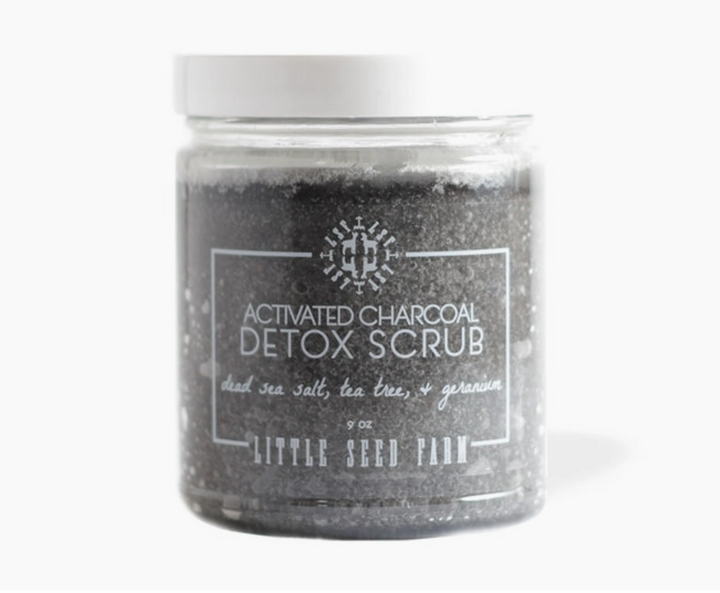 Activated Charcoal Detox Salt Scrub