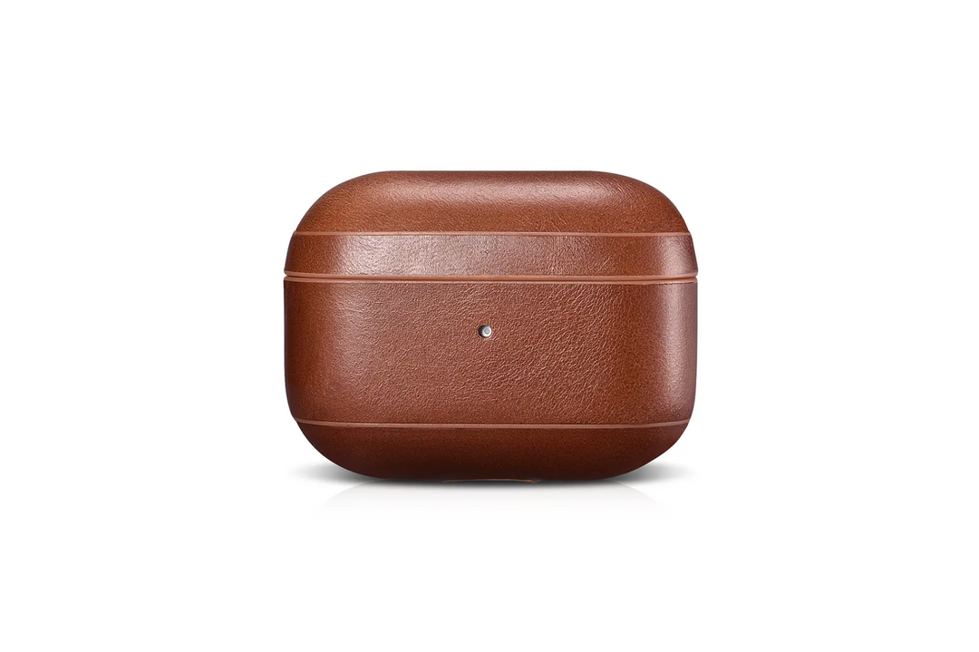 AirPods Pro Case Premium Cowhide Leather - Vintage Brown