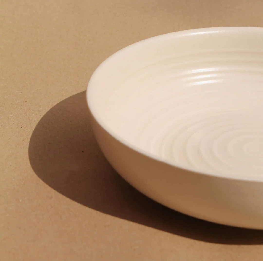 Kanji Flat Ripple Bowl
