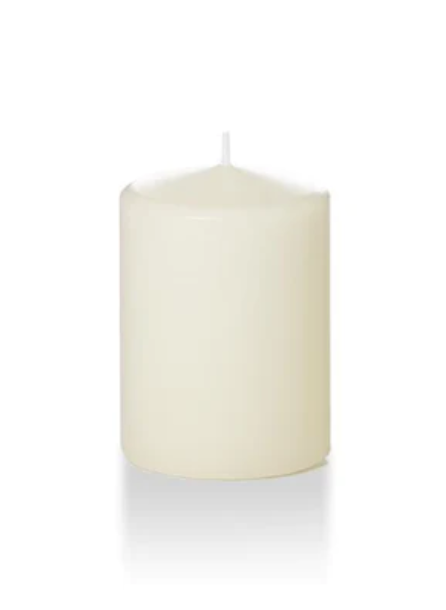 3" x 4" Pillar Candle in Ivory