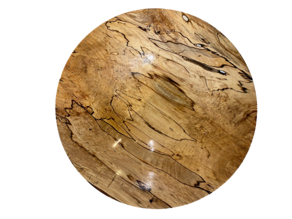 Spalted Sugar Maple Footed Bowl